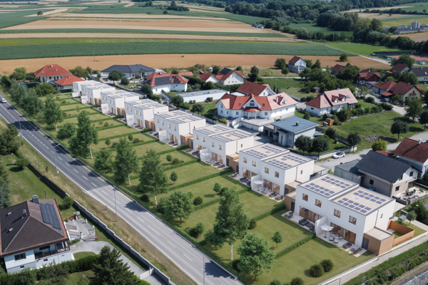 7 Doppelhäuser und 1 EFH Zemendorf / DH 13+14