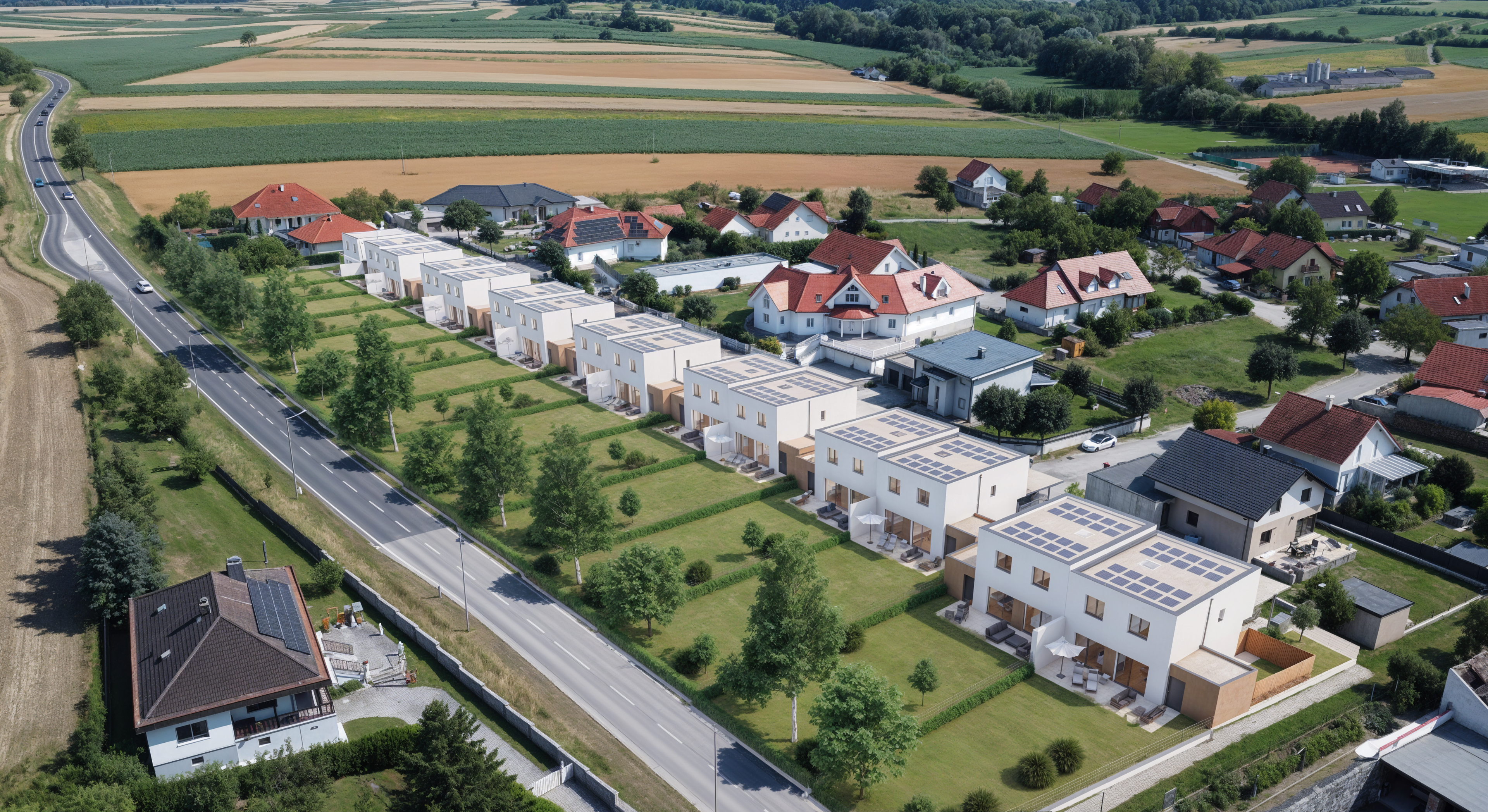 7 Doppelhäuser und 1 EFH Zemendorf / DH 7+8