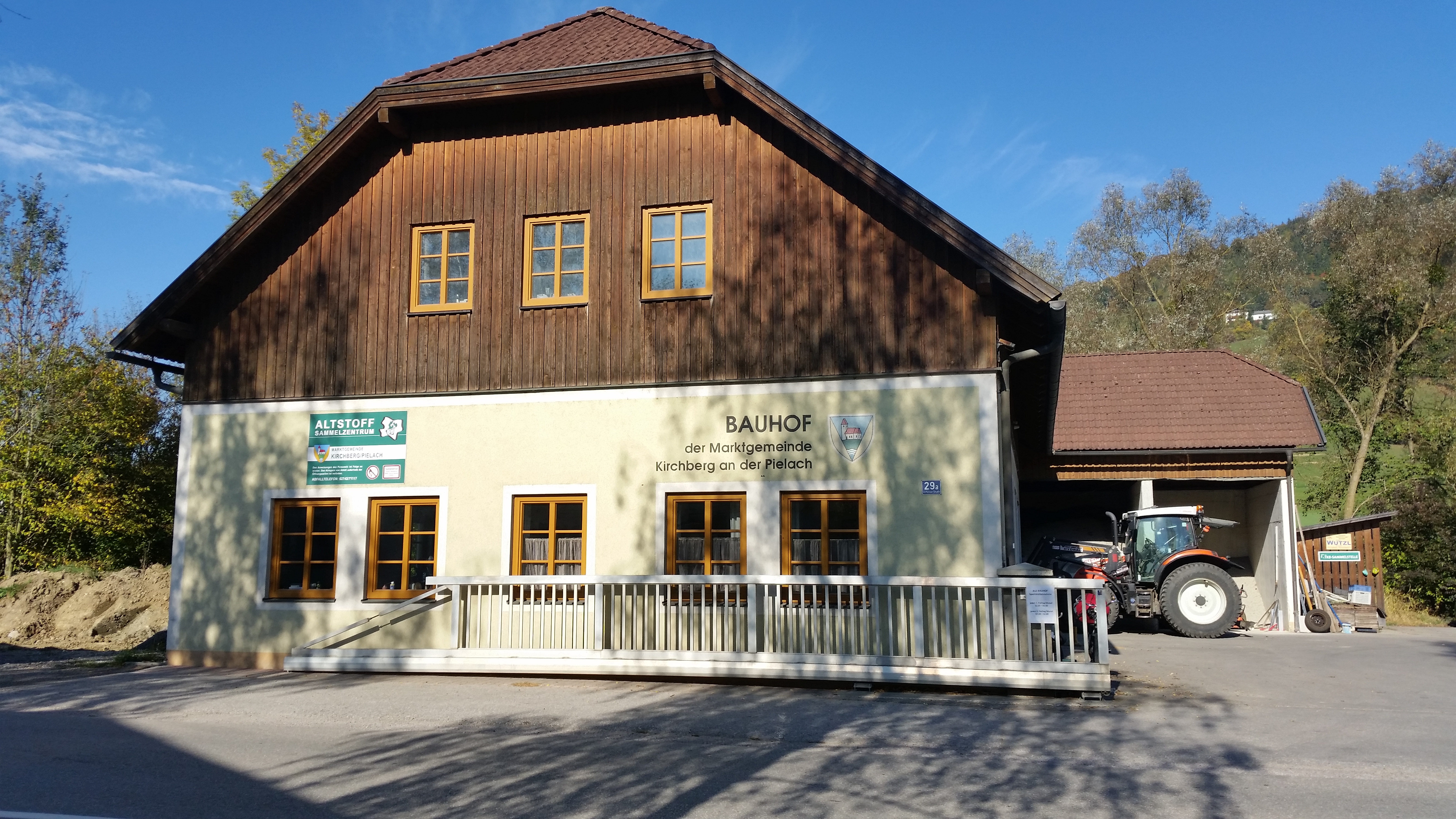 Zu- und Umbau Bauhof Marktgemeinde Kirchberg an der Pielach