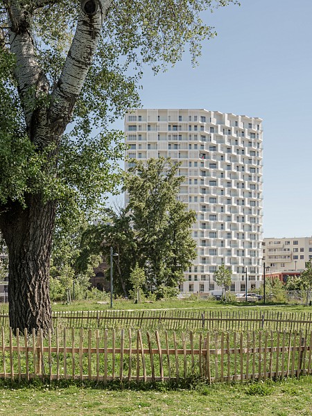 Leywand das Wohnhochhaus